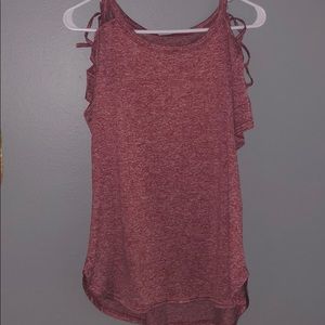 Cut out sleeves top